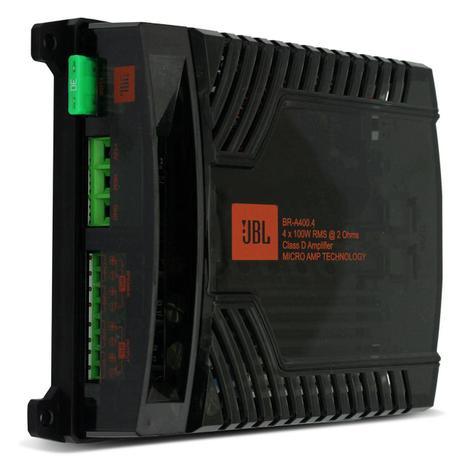 Módulo Amplificador Som JBL Selenium 400W RMS 4 Canais 2 Ohms Classe D BR-A 400.4 Menor preço em Módulo Amplificador Som JBL Selenium 400W RMS 4 Canais 2 Ohms Classe D BR-A 400.4