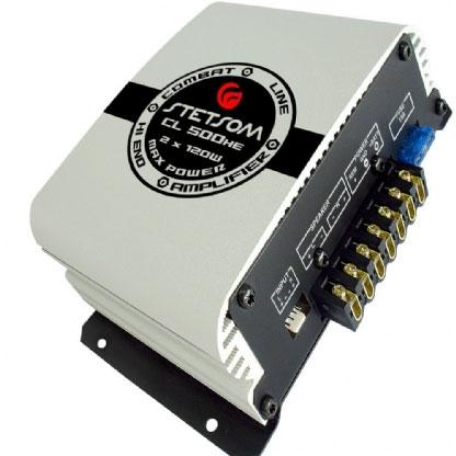 Menor preço em Módulo Amplificador Stetsom CL 500 HE- 2 canais - 120Wrms