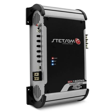Módulo Amplificador Stetsom EX1600EQ 1600W RMS 1 Ohm 1 Canal Digital RCA Menor preço em Módulo Amplificador Stetsom EX1600EQ 1600W RMS 1 Ohm 1 Canal Digital RCA