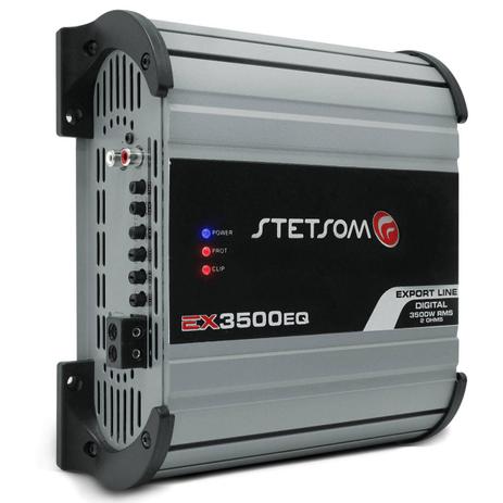 Menor preço em Módulo Amplificador Stetsom Export Line EX 3500EQ 3500W RMS 2 Ohms 1 Canal RCA Digital