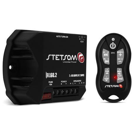 Módulo Amplificador Stetsom IR160.2 160W RMS  + Controle Longa Distância Stetsom SX-2 500M Preto é boa?