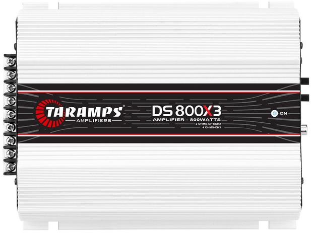 Módulo Amplificador Taramps DS 800x3 - 800 Watts RMS 2 Ohms 4 Canais Menor preço em Módulo Amplificador Taramps DS 800x3 - 800 Watts RMS 2 Ohms 4 Canais
