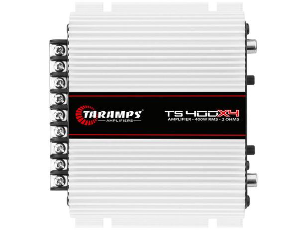 Módulo Amplificador Taramps TS 400x4 - 400 Watts RMS 2 Ohms 4 Canais Menor preço em Módulo Amplificador Taramps TS 400x4 - 400 Watts RMS 2 Ohms 4 Canais