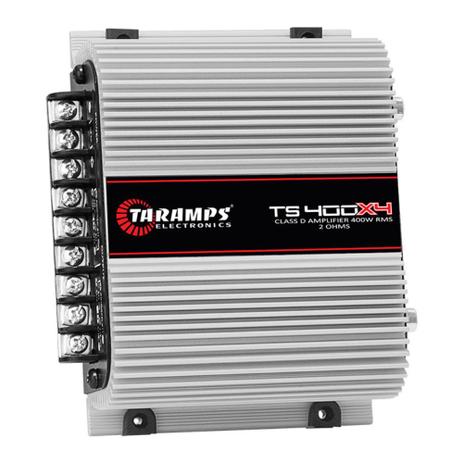 Módulo Amplificador Taramps TS-400X4 Digital 400 RMS 4 Canais Class D Menor preço em Módulo Amplificador Taramps TS-400X4 Digital 400 RMS 4 Canais Class D