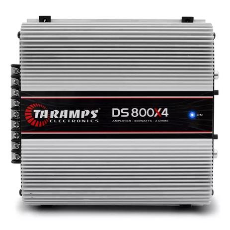 Módulo Amplificador Taramps TS800X4 800W RMS 4 Canais 2 Oh Menor preço em Módulo Amplificador Taramps TS800X4 800W RMS 4 Canais 2 Oh