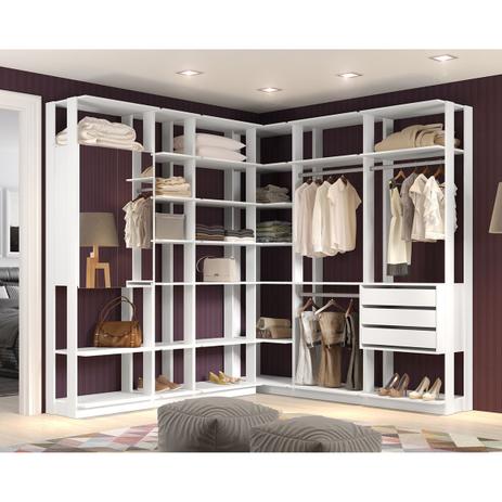 Módulo Closet C/ Espelho Be Mobiliário Clothes 2 Portas 3 Gavetas Menor preço em Módulo Closet C/ Espelho Be Mobiliário Clothes 2 Portas 3 Gavetas