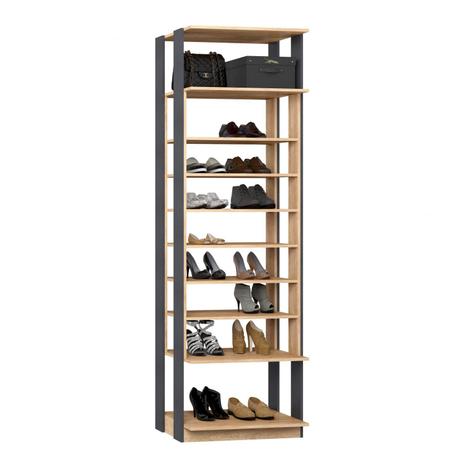 Módulo Closet com 7 Prateleiras Reguláveis Clothes Be Mobiliário Carvalho Mel/Espresso é boa?