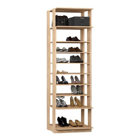 Módulo Closet com 7 Prateleiras Reguláveis Clothes Be Mobiliário Carvalho Mel é boa?