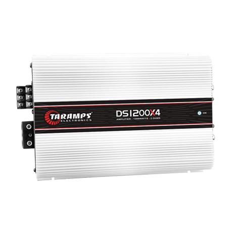 Módulo de Potência Taramps DS-1200x4 Compact 2R 1200W RMS 4 Canais - Taramps Menor preço em Módulo de Potência Taramps DS-1200x4 Compact 2R 1200W RMS 4 Canais - Taramps