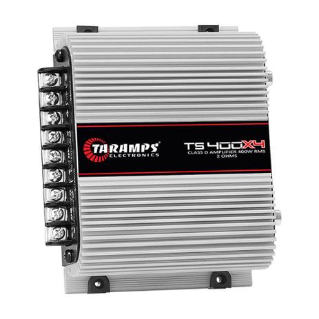 Módulo De Potência Taramps TS- 400x4 Digital 2R 400W RMS 4 Canais Full Range 13,8V - Taramps Menor preço em Módulo De Potência Taramps TS- 400x4 Digital 2R 400W RMS 4 Canais Full Range 13,8V - Taramps