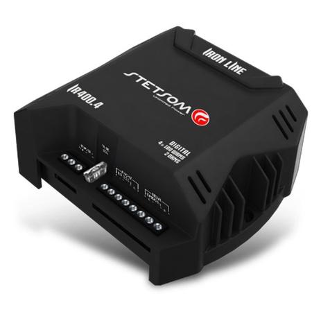 Módulo de Som Stetsom IR400.4 Amplificador Digital 4 Canais 400W Rms 2 Ohms Menor preço em Módulo de Som Stetsom IR400.4 Amplificador Digital 4 Canais 400W Rms 2 Ohms