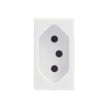 Módulo de Tomada com 2 Polos + Terra 20a 250v Impéria Branco - Iriel Menor preço em Módulo de Tomada com 2 Polos + Terra 20a 250v Impéria Branco - Iriel