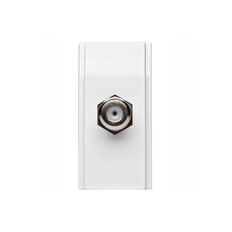 Módulo de Tomada para Cabo Coaxial Duale Up Branco - Iriel Menor preço em Módulo de Tomada para Cabo Coaxial Duale Up Branco - Iriel