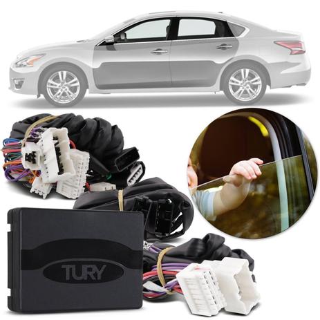 Módulo de Vidro Elétrico Antiesmagamento 4 vidros Tury PRO 4.38 DW Nissan Altima 12 a 15 Menor preço em Módulo de Vidro Elétrico Antiesmagamento 4 vidros Tury PRO 4.38 DW Nissan Altima 12 a 15