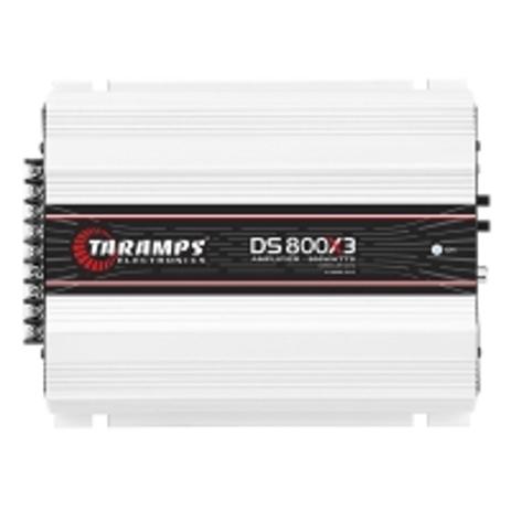 Módulo DS 800x3 Classe D 800 Watts 2 Canais 200W RMS + 1 Canal 400W RMS - DS 8003 1 Ohm - TARAMPS Menor preço em Módulo DS 800x3 Classe D 800 Watts 2 Canais 200W RMS + 1 Canal 400W RMS - DS 8003 1 Ohm - TARAMPS