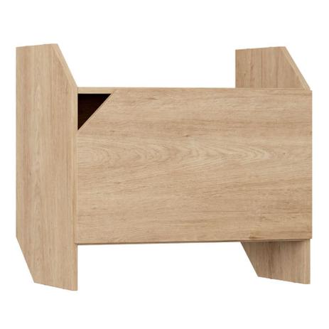 Módulo Estante Nicho com Porta Soul 1002 - Carvalho Mel - Be mobiliário Menor preço em Módulo Estante Nicho com Porta Soul 1002 - Carvalho Mel - Be mobiliário