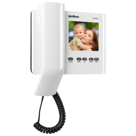 Módulo Interno P/ Vídeo Porteiro IntelBras IV 4000 HS IN IV 4010 IN Branco Menor preço em Módulo Interno P/ Vídeo Porteiro IntelBras IV 4000 HS IN IV 4010 IN Branco