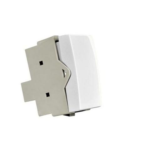 Módulo Interruptor Paralelo 10A 250V Sleek Branco Margirius Menor preço em Módulo Interruptor Paralelo 10A 250V Sleek Branco Margirius