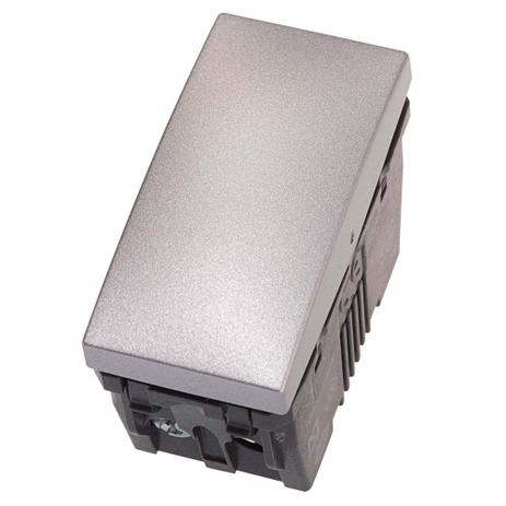 Módulo para interruptor paralelo Única Prime 16A 250V alumínio Schneider Menor preço em Módulo para interruptor paralelo Única Prime 16A 250V alumínio Schneider