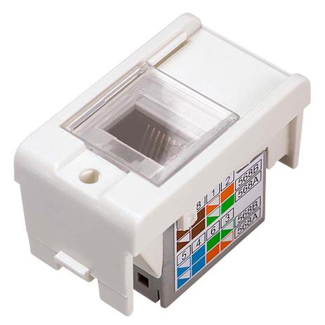 Módulo para tomada telefônica RJ45 8 fios Lunare Prime Schneider Menor preço em Módulo para tomada telefônica RJ45 8 fios Lunare Prime Schneider