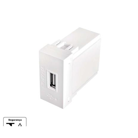 Módulo para tomada USB bivolt Habitat Fame Menor preço em Módulo para tomada USB bivolt Habitat Fame
