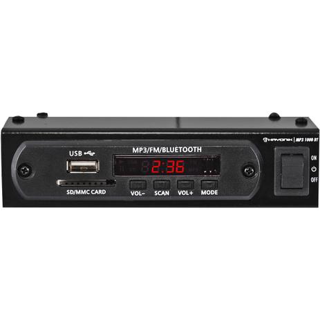 Módulo Pré Amplificador FM/USB/MP3/Bluetooth 1000BT Preto HAYONIK Menor preço em Módulo Pré Amplificador FM/USB/MP3/Bluetooth 1000BT Preto HAYONIK