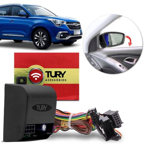Menor preço em Módulo Rebatimento Retrovisor Elétrico Chery Tiggo 2018 E 2019 Tilt Down Tury PARK 1.2.5 AI