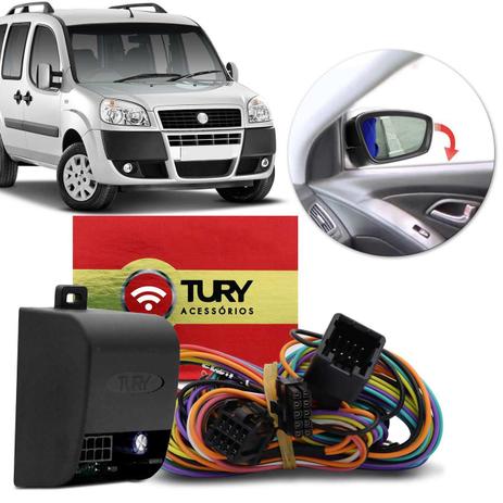 Módulo Rebatimento Retrovisor Elétrico Fiat Doblo 08 A 19 Tilt Down Plug And Play Tury Park 1.2.6 BL Menor preço em Módulo Rebatimento Retrovisor Elétrico Fiat Doblo 08 A 19 Tilt Down Plug And Play Tury Park 1.2.6 BL