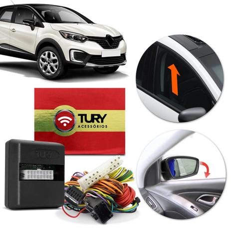 Menor preço em Módulo Rebatimento Retrovisor Elétrico Renault Captur 2017 a 2019 Tilt Down Tury Park 4.3.7 E