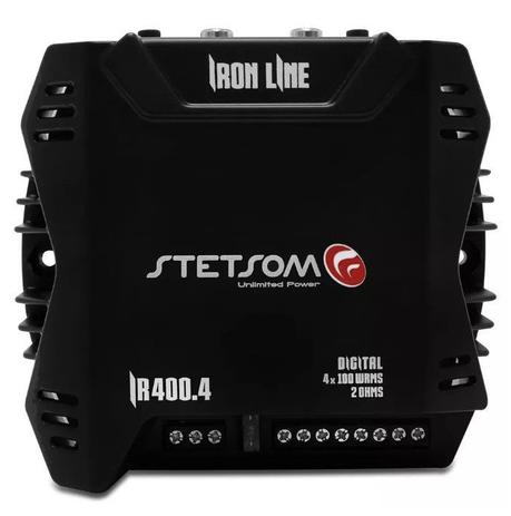 Módulo Stetsom IR400.4 400W RMS 4 Canais 2 Ohms Amplificador Digital Som Automotivo Menor preço em Módulo Stetsom IR400.4 400W RMS 4 Canais 2 Ohms Amplificador Digital Som Automotivo