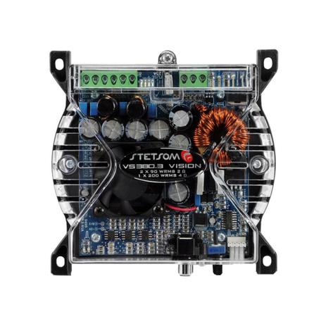 Módulo Stetsom VS380.3 380W RMS 3 Canais 2 Ohms Amplificador Digital Som Automotivo Menor preço em Módulo Stetsom VS380.3 380W RMS 3 Canais 2 Ohms Amplificador Digital Som Automotivo