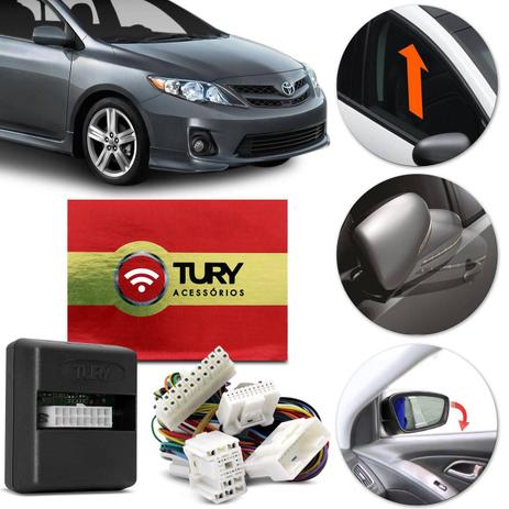 Módulo Subida De Vidro E Rebatimento Do Retrovisor Corolla XEI GLI Altis SEG XRS Tury Park 5.4.3 AG Menor preço em Módulo Subida De Vidro E Rebatimento Do Retrovisor Corolla XEI GLI Altis SEG XRS Tury Park 5.4.3 AG