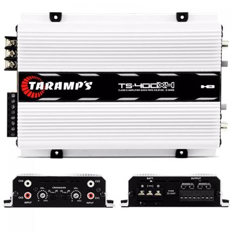 Modulo Taramps 400 Rms Ts-400x4 Mini Digital 4 Canais Stereo Menor preço em Modulo Taramps 400 Rms Ts-400x4 Mini Digital 4 Canais Stereo