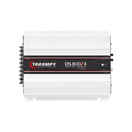 Módulo Taramps DS800X3 800W RMS 3 Canais 1 Ohm Amplificador Som Automotivo Menor preço em Módulo Taramps DS800X3 800W RMS 3 Canais 1 Ohm Amplificador Som Automotivo