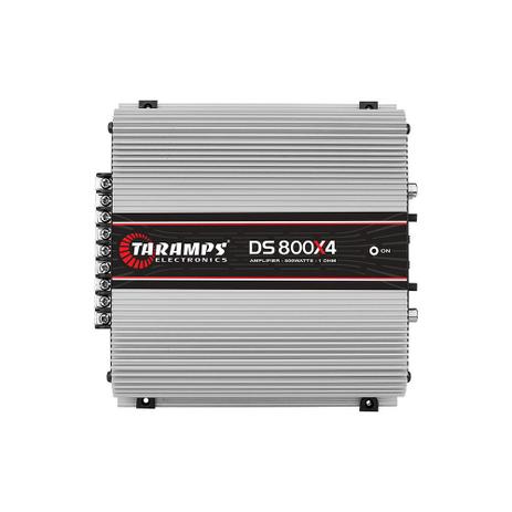 Módulo Taramps DS800X4 800W RMS 4 Canais 1 Ohm Amplificador Som Automotivo Menor preço em Módulo Taramps DS800X4 800W RMS 4 Canais 1 Ohm Amplificador Som Automotivo