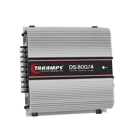 Módulo Taramps DS800X4 800W RMS 4 Canais 2 Ohms Amplificador Som Automotivo Menor preço em Módulo Taramps DS800X4 800W RMS 4 Canais 2 Ohms Amplificador Som Automotivo