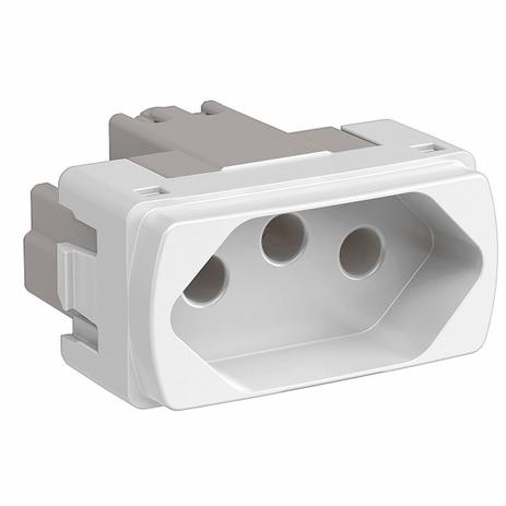 Modulo Tomada 2p+t 1 Posto 20a 250v Bc Miluz - SCHNEIDER Menor preço em Modulo Tomada 2p+t 1 Posto 20a 250v Bc Miluz - SCHNEIDER