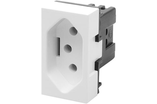 Módulo Tomada 2P+T 20A/250V Evidence / Modulare - Fame Menor preço em Módulo Tomada 2P+T 20A/250V Evidence / Modulare - Fame