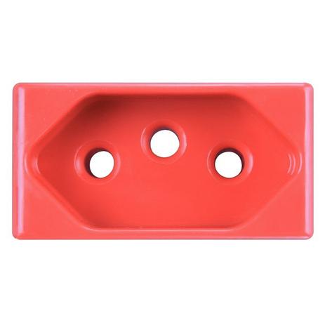 Módulo Tomada 2P+T 20A 250V Vermelho 57115/033 Tramontina Menor preço em Módulo Tomada 2P+T 20A 250V Vermelho 57115/033 Tramontina
