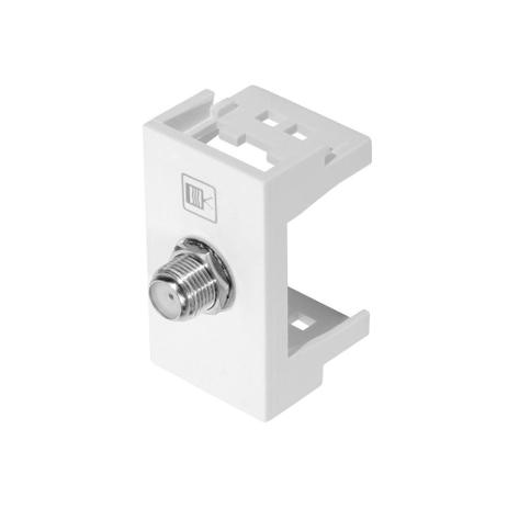 Módulo Tomada Antena Tv para Cabo Coaxial Modulare Branco - Fame Menor preço em Módulo Tomada Antena Tv para Cabo Coaxial Modulare Branco - Fame