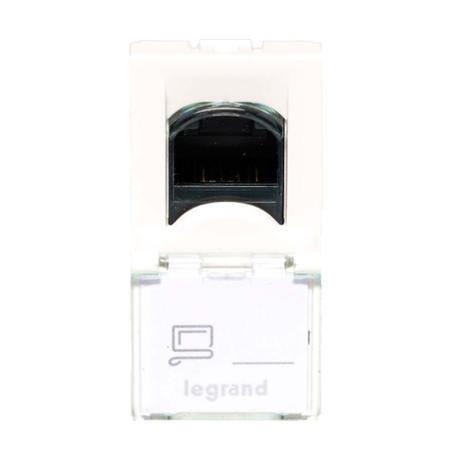 Módulo tomada Arteor Rj45 branco 572303B Pial Menor preço em Módulo tomada Arteor Rj45 branco 572303B Pial