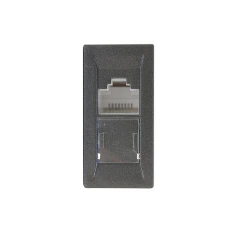Modulo Tomada de Informática Rj45 Delta Carbono - Siemens Menor preço em Modulo Tomada de Informática Rj45 Delta Carbono - Siemens