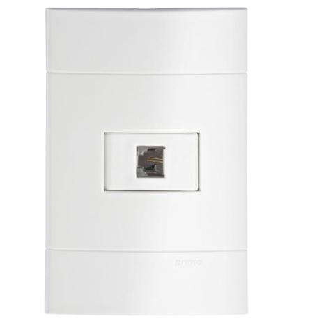 Módulo Tomada P/ Telefone Americana 2p Rj11 C/ Placa Branco - Schneider Prime Lunare - Schneider electric Menor preço em Módulo Tomada P/ Telefone Americana 2p Rj11 C/ Placa Branco - Schneider Prime Lunare - Schneider electric