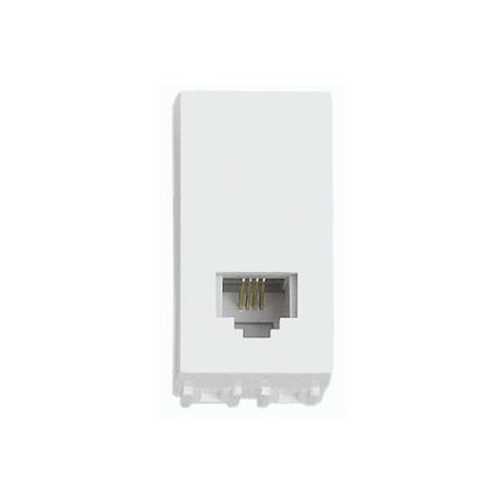 Módulo Tomada para Telefone Rj11 4 Fios Thesi Up - Bticino Menor preço em Módulo Tomada para Telefone Rj11 4 Fios Thesi Up - Bticino
