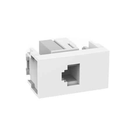 Módulo Tomada RJ11 Branco Reale Enerbras Menor preço em Módulo Tomada RJ11 Branco Reale Enerbras