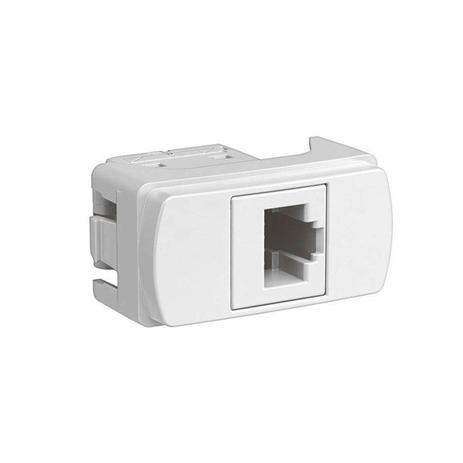 Módulo Tomada RJ45 Branco Miluz Schneider Menor preço em Módulo Tomada RJ45 Branco Miluz Schneider