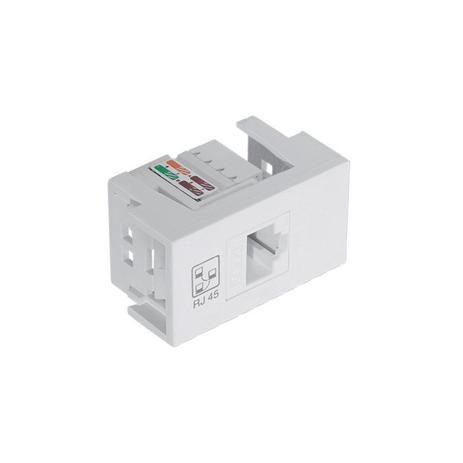 Módulo Tomada RJ45 Branco Modulare Fame Menor preço em Módulo Tomada RJ45 Branco Modulare Fame