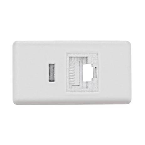 Módulo Tomada RJ45 CAT.6 Branco Tramontina Menor preço em Módulo Tomada RJ45 CAT.6 Branco Tramontina