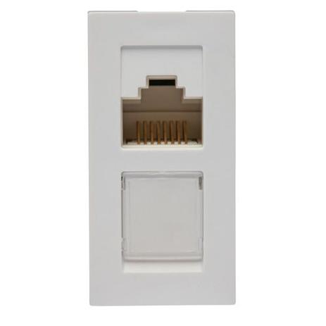 Módulo tomada rj45 cat5e - vivace - Iriel Menor preço em Módulo tomada rj45 cat5e - vivace - Iriel
