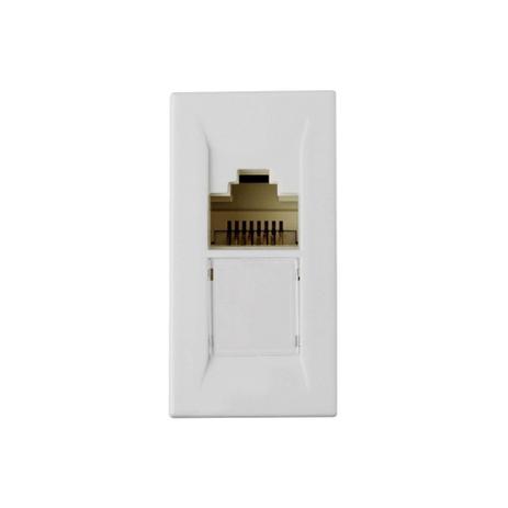 Módulo Tomada Rj45 Delta Branco - Siemens Menor preço em Módulo Tomada Rj45 Delta Branco - Siemens